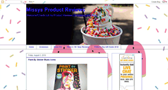 Desktop Screenshot of missysproductreviews.com